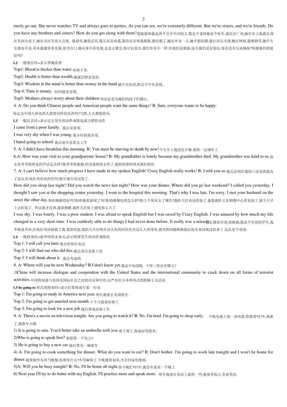 李阳疯狂英语突破语法中英文对照_第2页