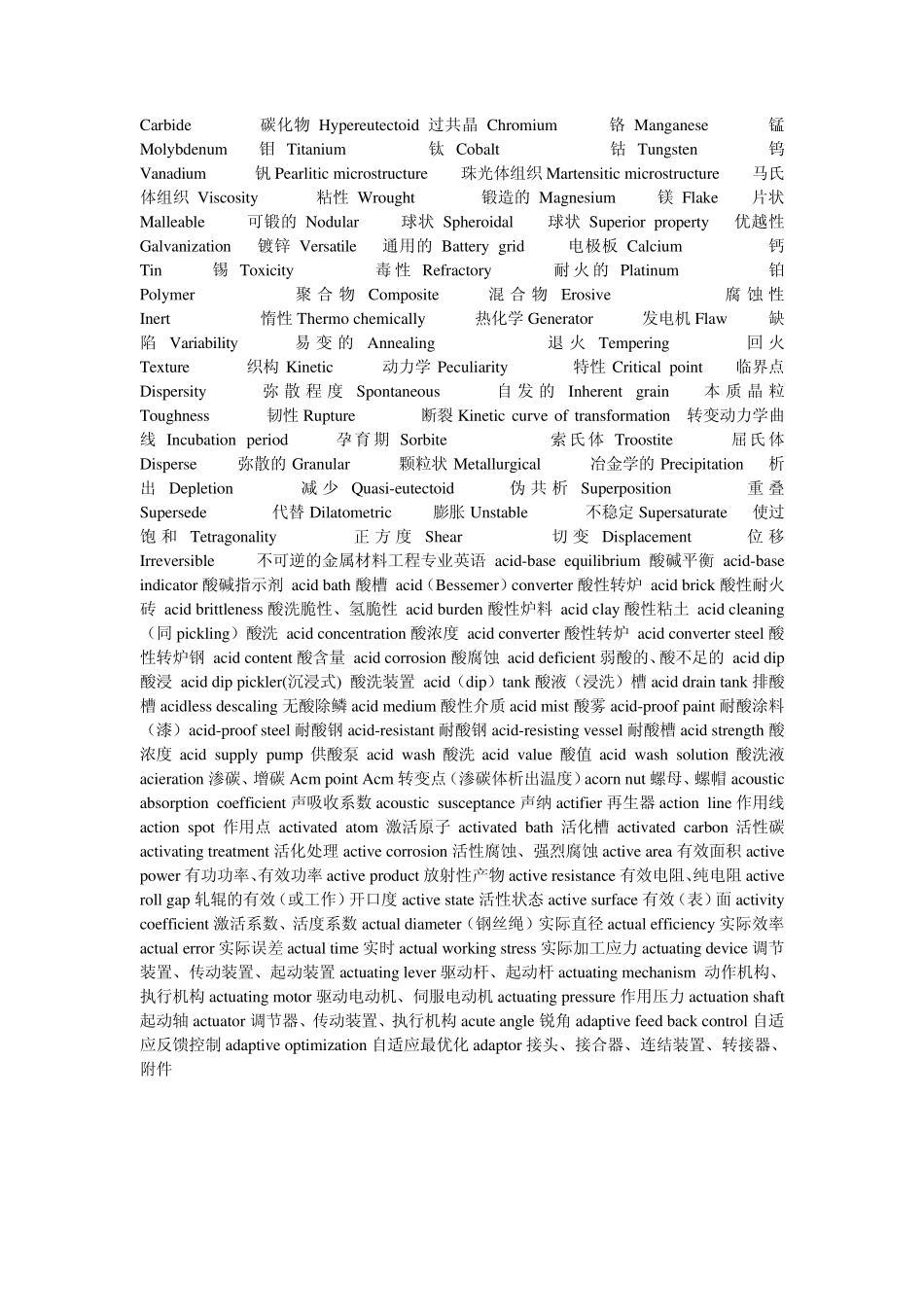 材料专业英语常见词汇_第2页