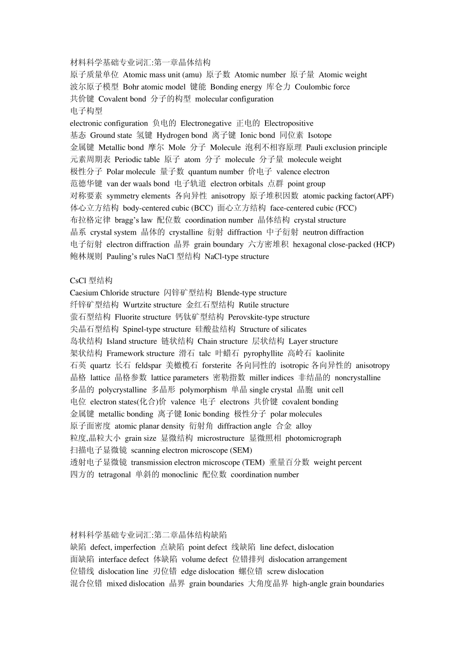 材料专业英语常见词汇_第3页