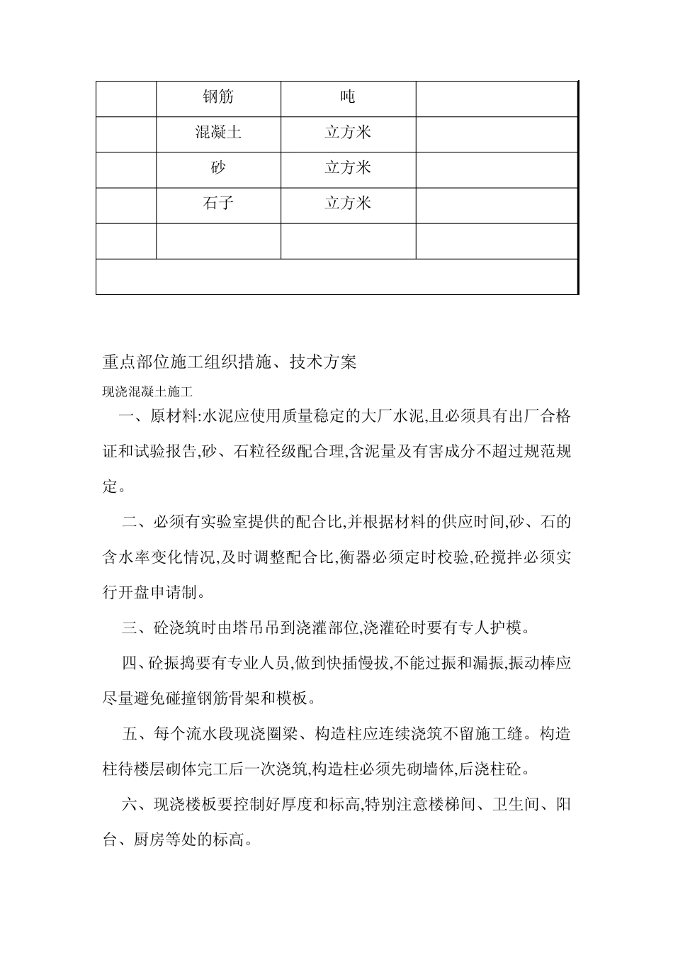 材料供应、来源、投入计划及保证措施_第3页