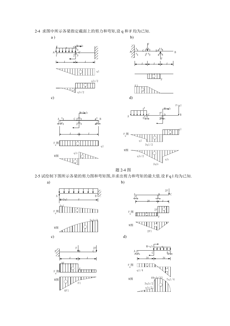 材料力学(周建方)习题解答28章+10章+附录A_第2页