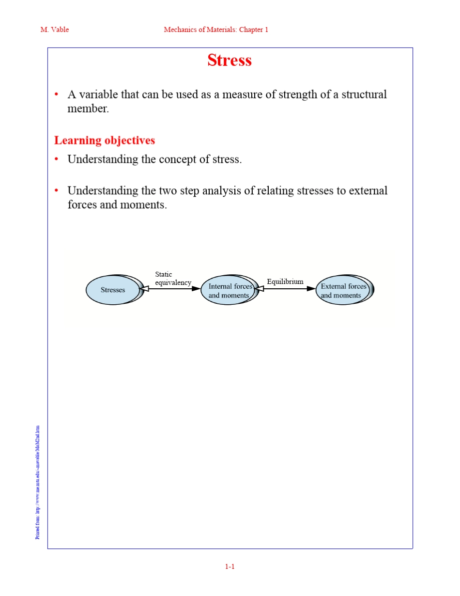 材料力学(英文版)Chap1_第1页