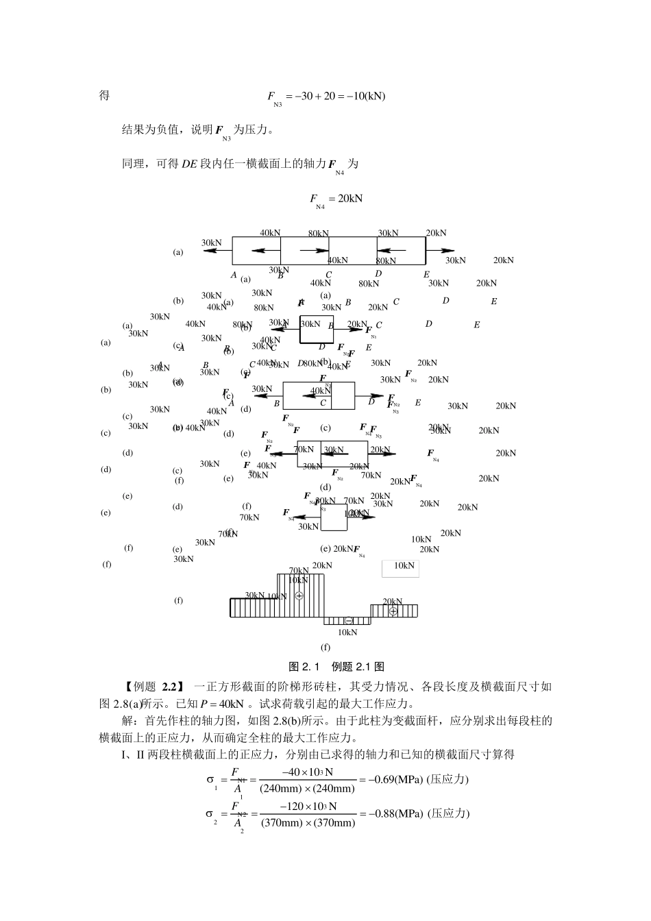 材料力学计算题库_第3页