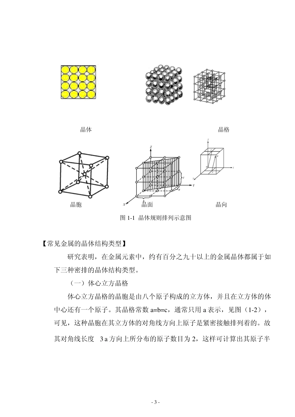 材料及成型技术第一章金属的结构与结晶_第3页