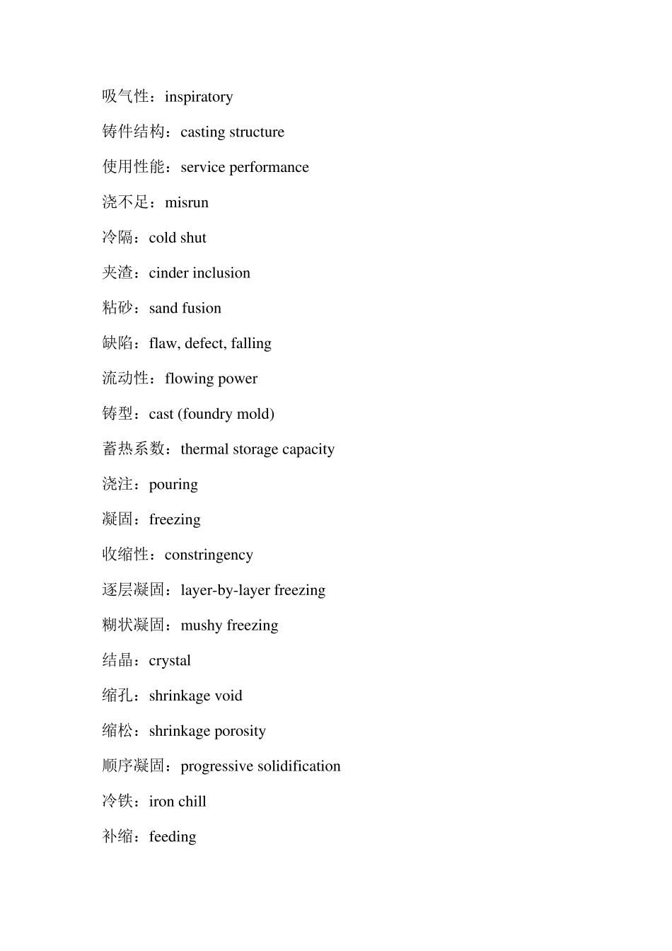 材料成型工艺基础部分(中英文词汇对照)_第2页