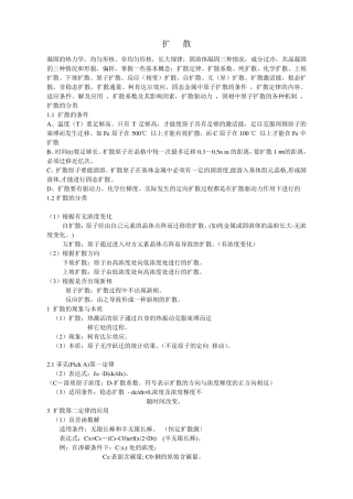 材料科学基础综合概念