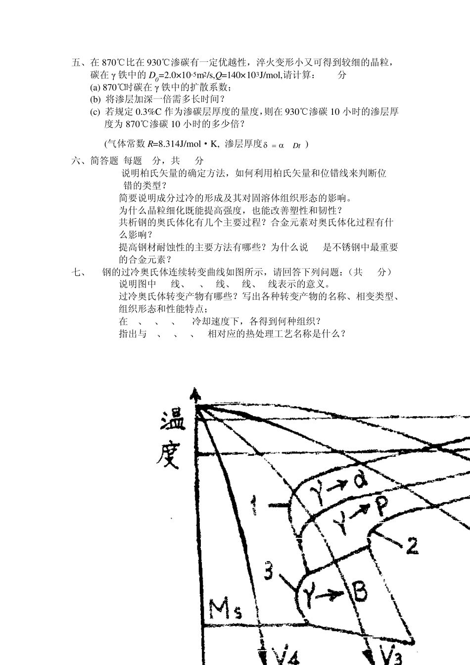 材料科学基础试卷与答案_第3页