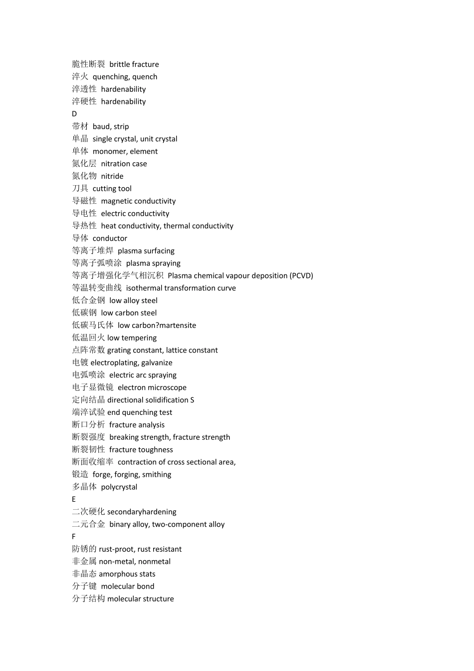 材料类专业词汇_第2页