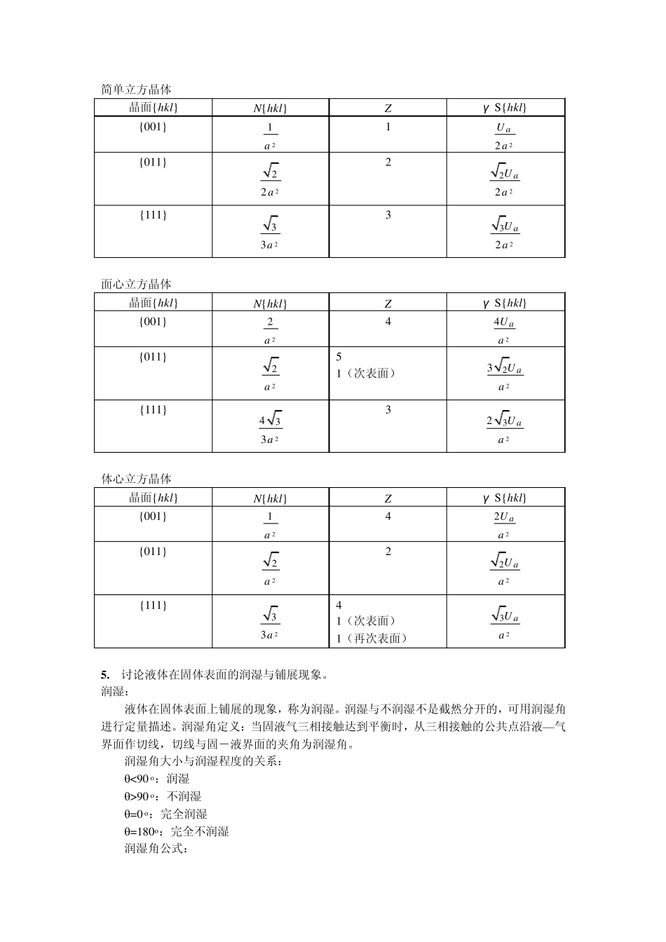 材料表面与界面复习题答案_第2页