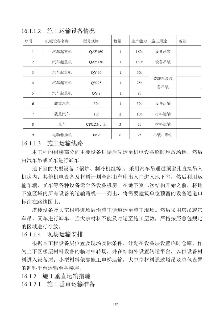 材料设备运输方案及措施_第2页