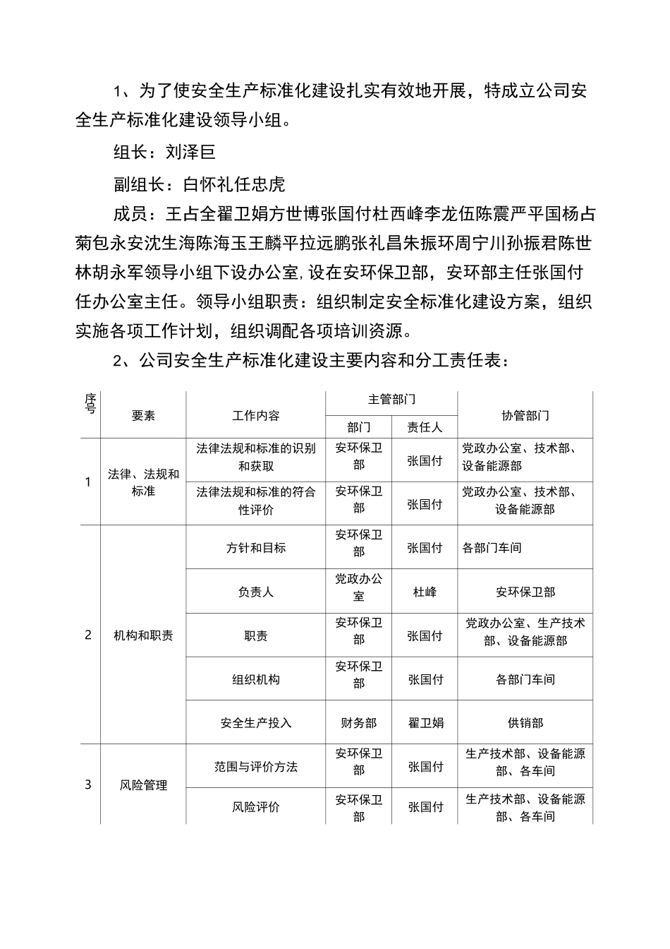 安全生产标准化建设实施方案_第2页