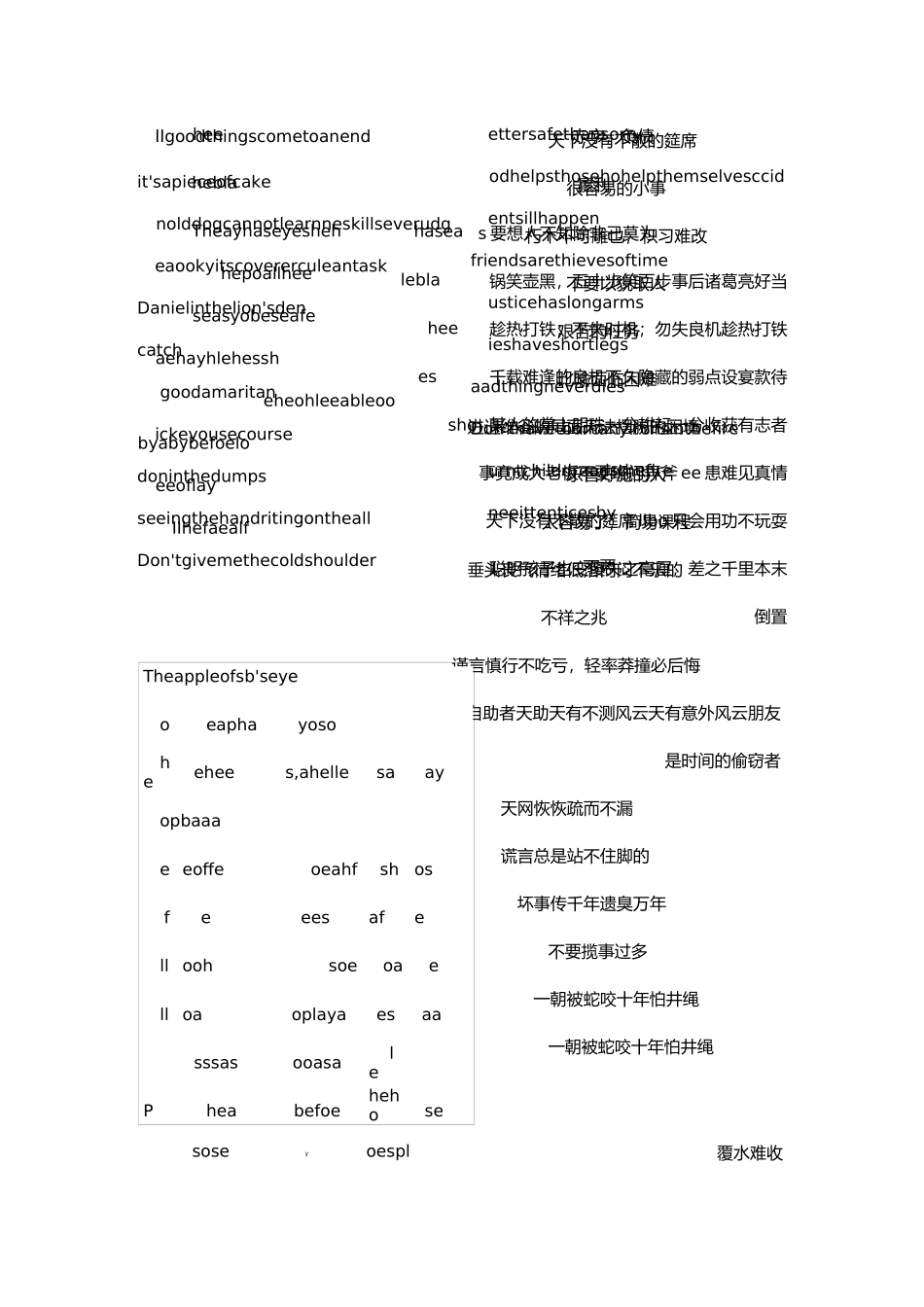 英语谚语+情景交际_第2页