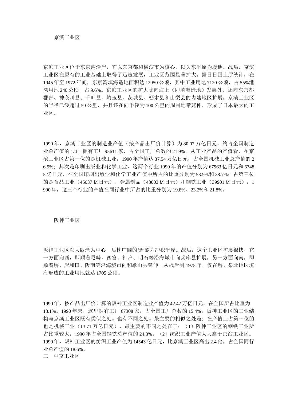 日本五大工业区_第2页