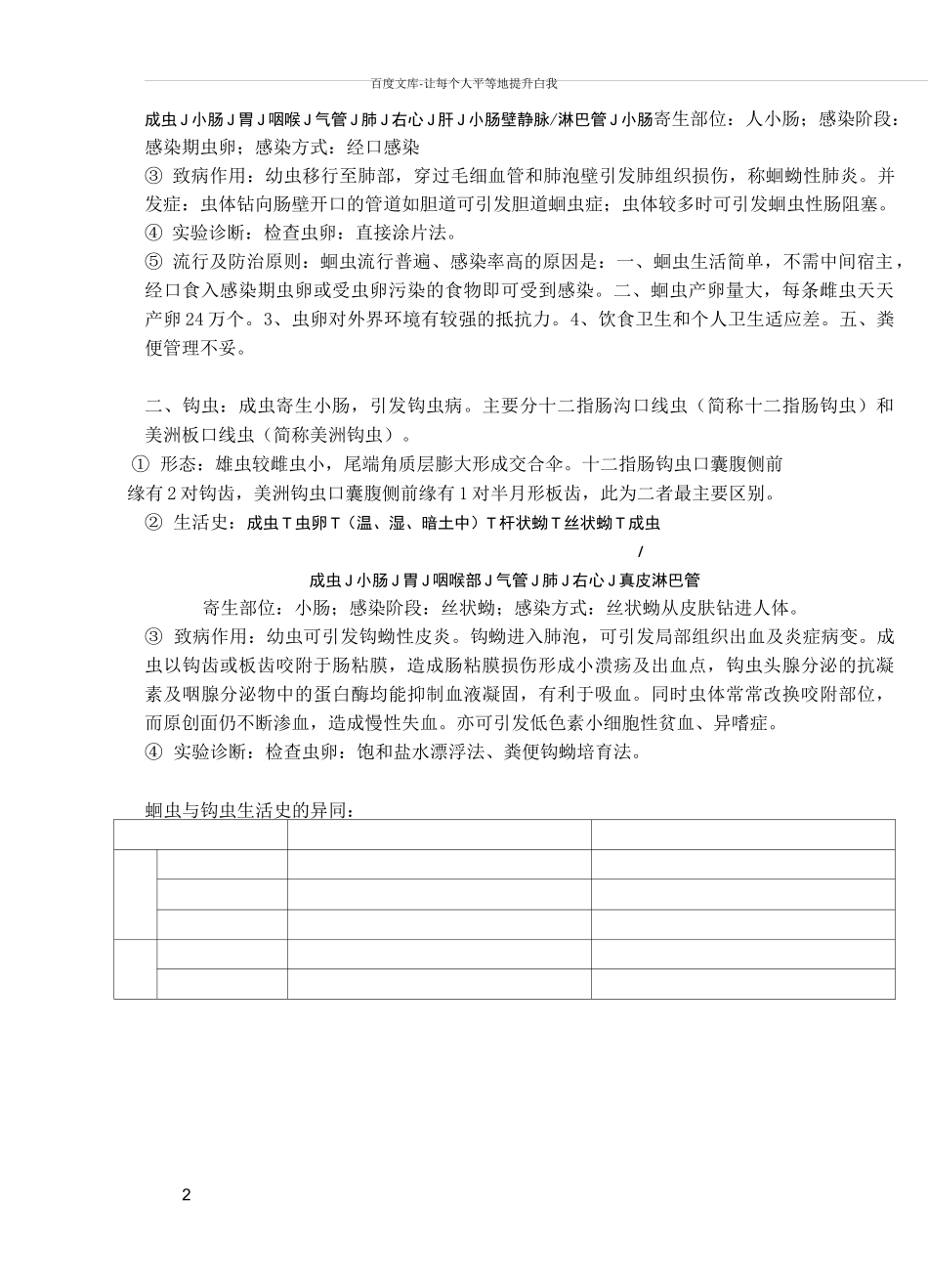 医学寄生虫学重点整理_第2页