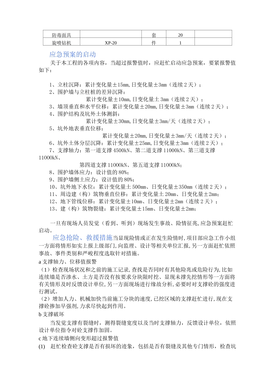 基坑应急预案及抢险方案_第3页