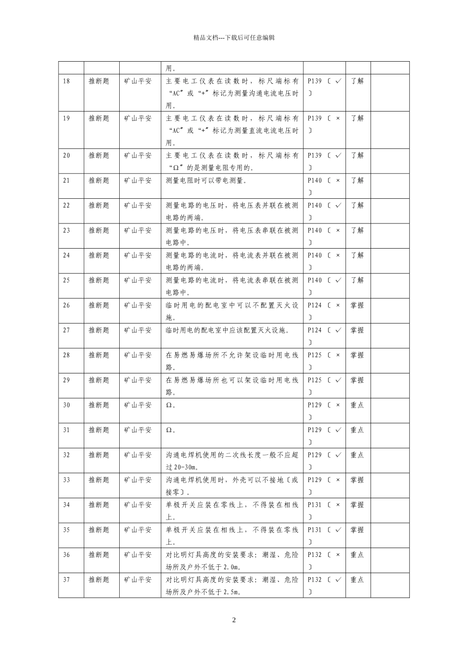矿山电工题库_第2页