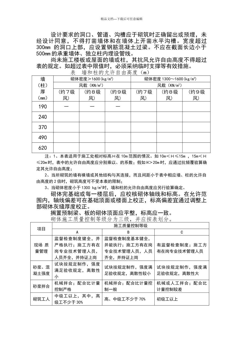 砌体结构工程施工质量验收规范GB50203_第3页