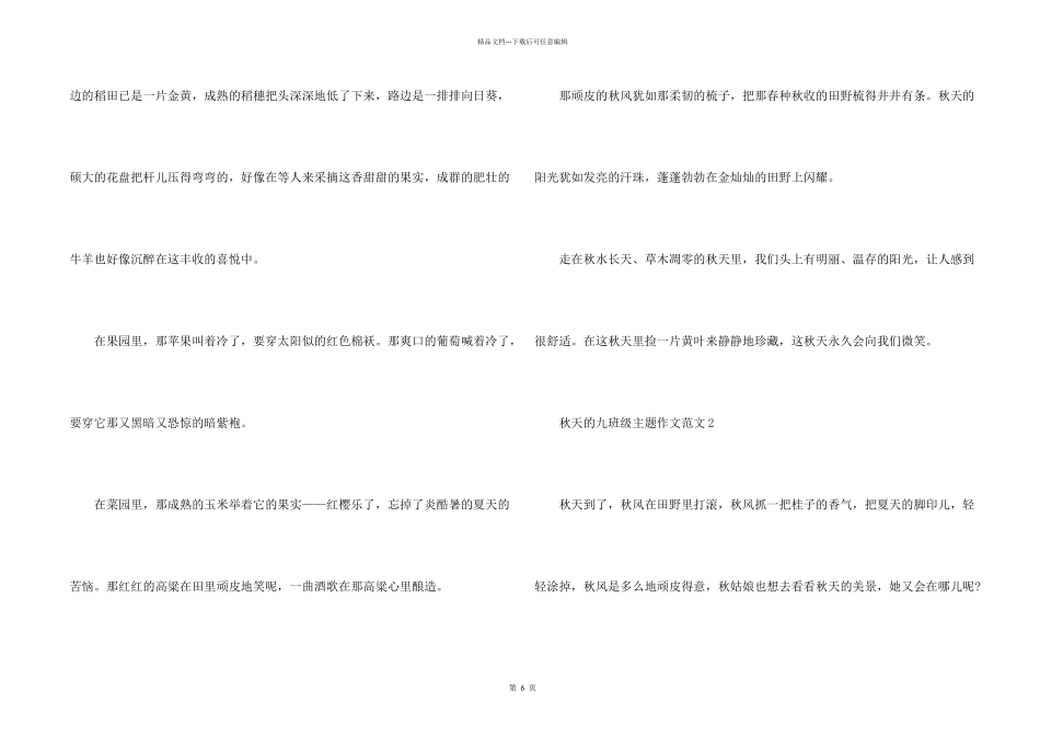 秋天的九年级主题_第2页