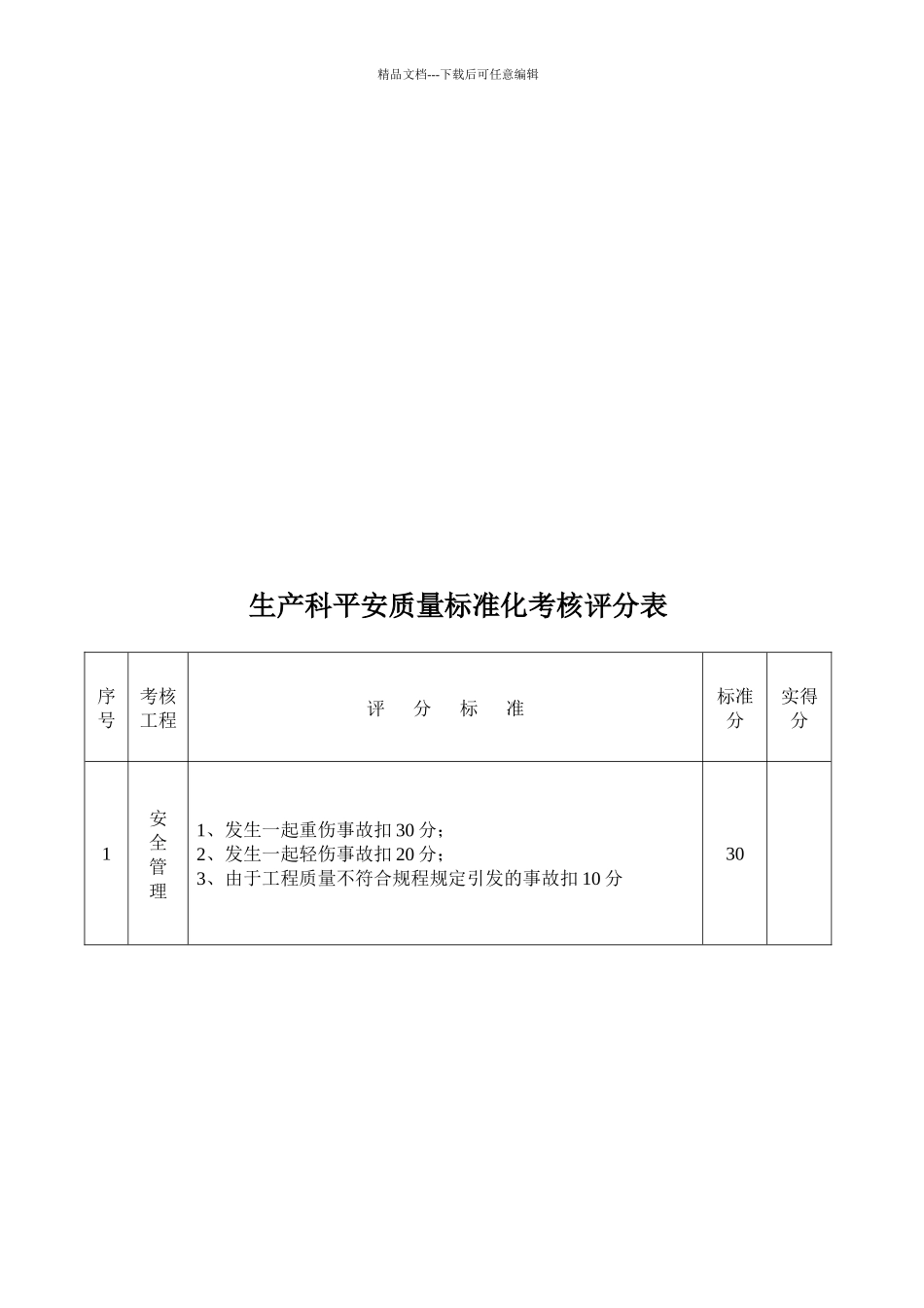 科室标准化检查及考核办法个_第3页