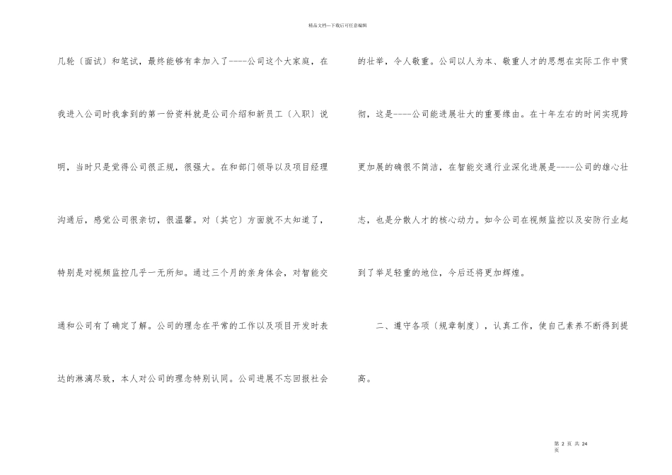 程序员2024年年终总结报告_第2页