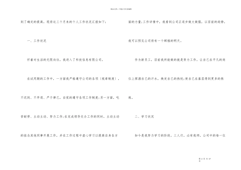 程序员试用期工作总结_第2页
