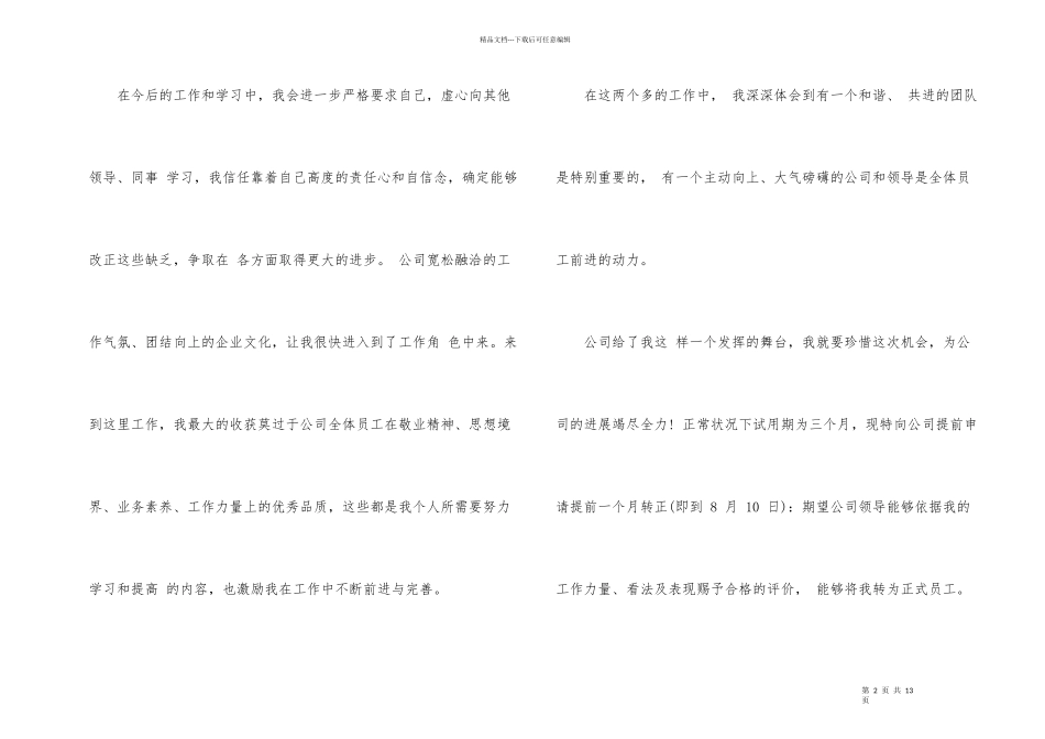 程序员转正的申请书_第2页
