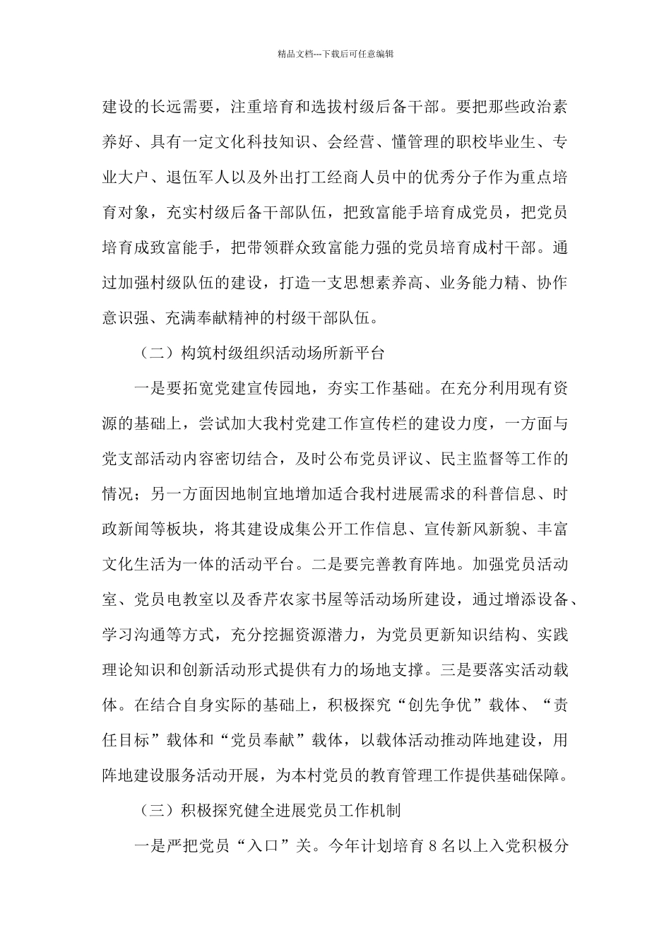 第一负责人党建工作计划范文集锦5篇2024_第2页