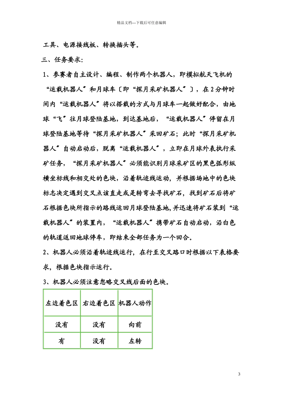 第三章第七届中国青少年机器人竞赛规则_第3页