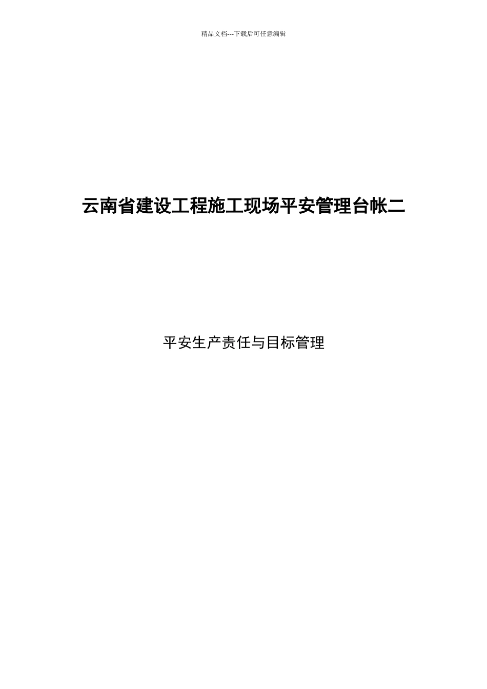 第二卷安全生产责任与目标管理_第1页