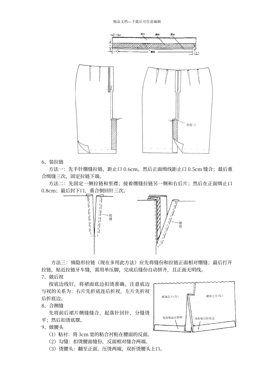 第五章--女裙缝制工艺_第3页