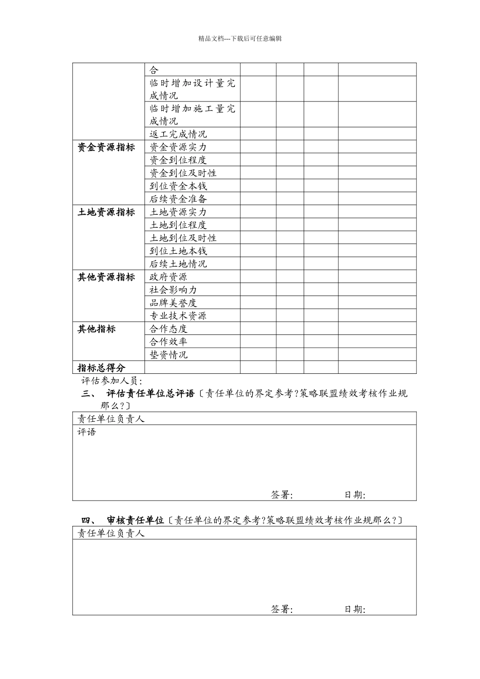 策略联盟运行绩效评估报告编写指引_第2页