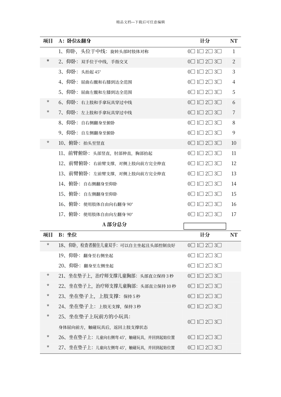 粗大运动功能评估量表_第2页