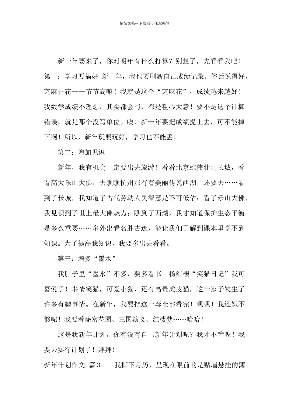 精选新年计划作文集合5篇_第2页