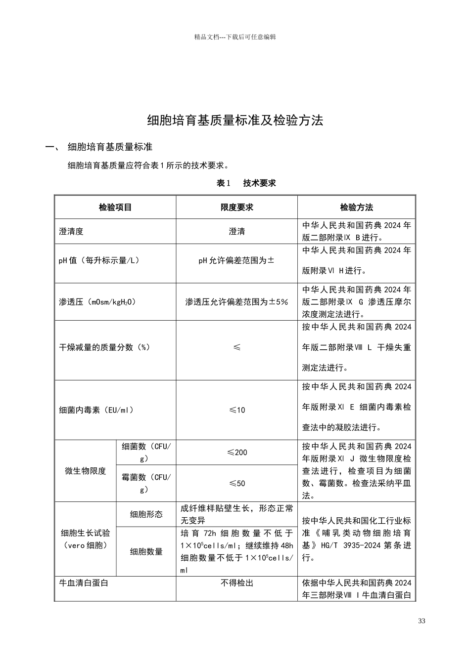 细胞培养基质量标准及检验方法_第3页