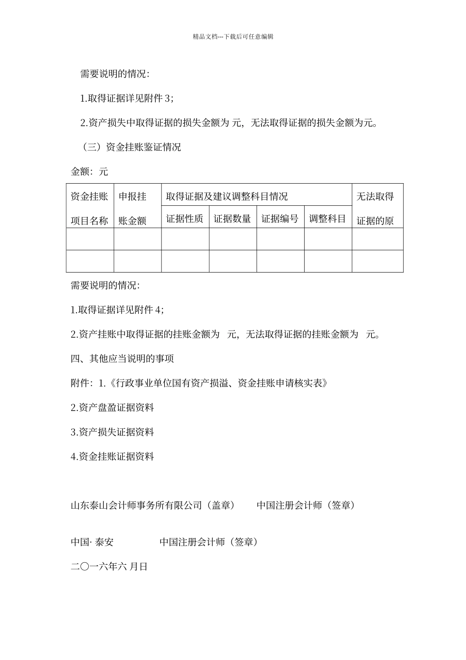 经济鉴证报告模板_第3页