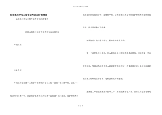 给排水科学与工程专业考研方向有哪些
