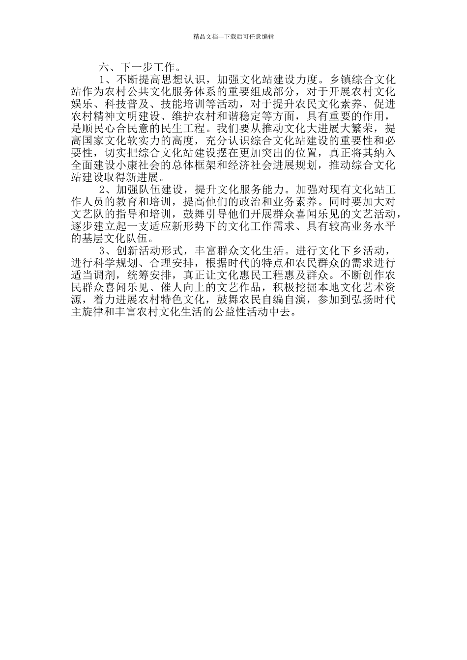 综合文化站专项治理工作的自查报告_第2页