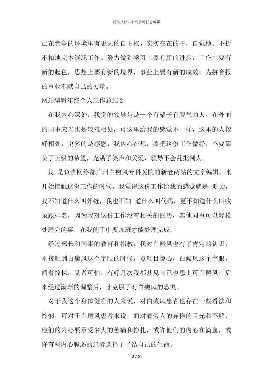 网站编辑年终个人工作总结9篇_第3页