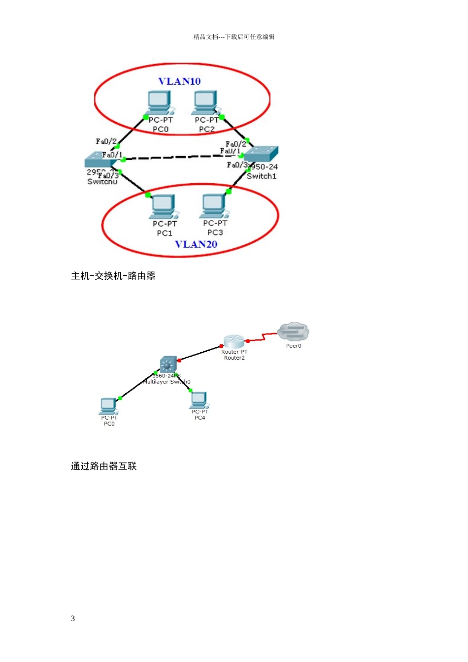 网络规划与设计实验报告_第3页