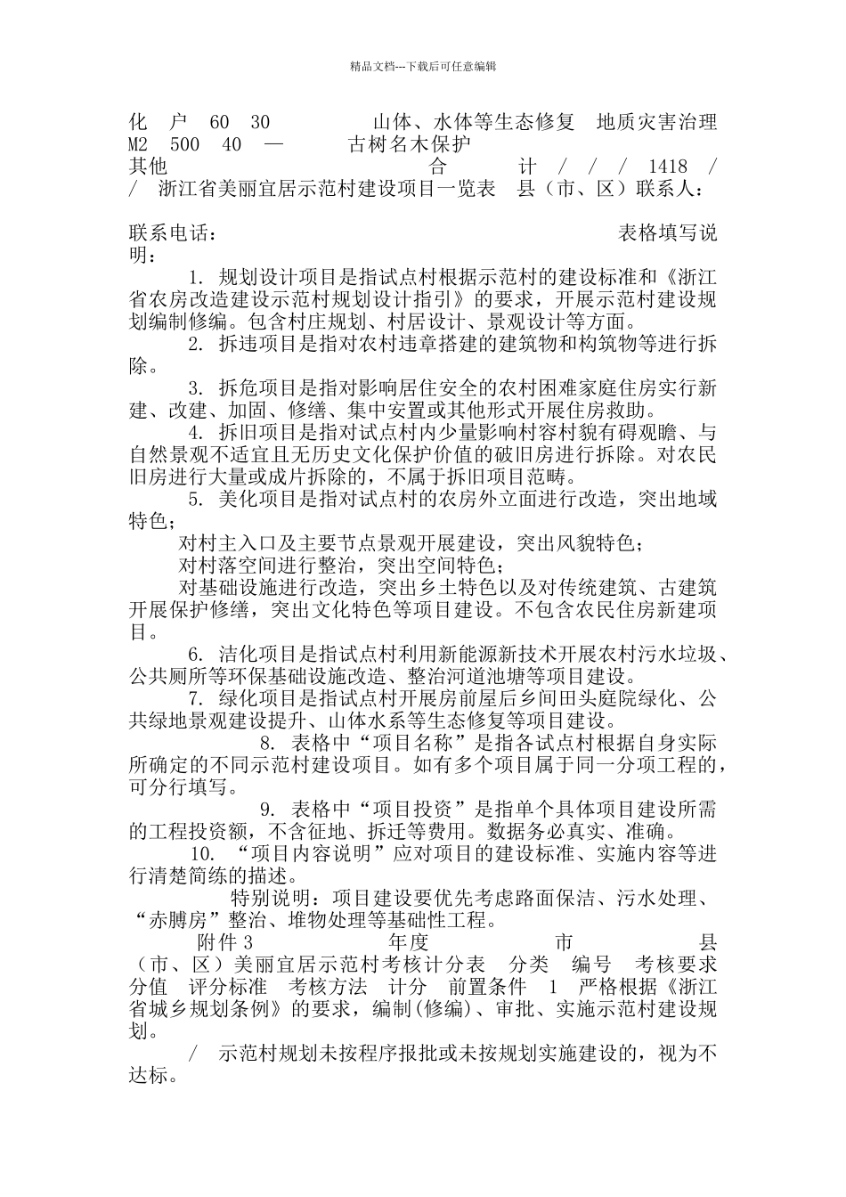 美丽宜居示范村申报材料_第3页