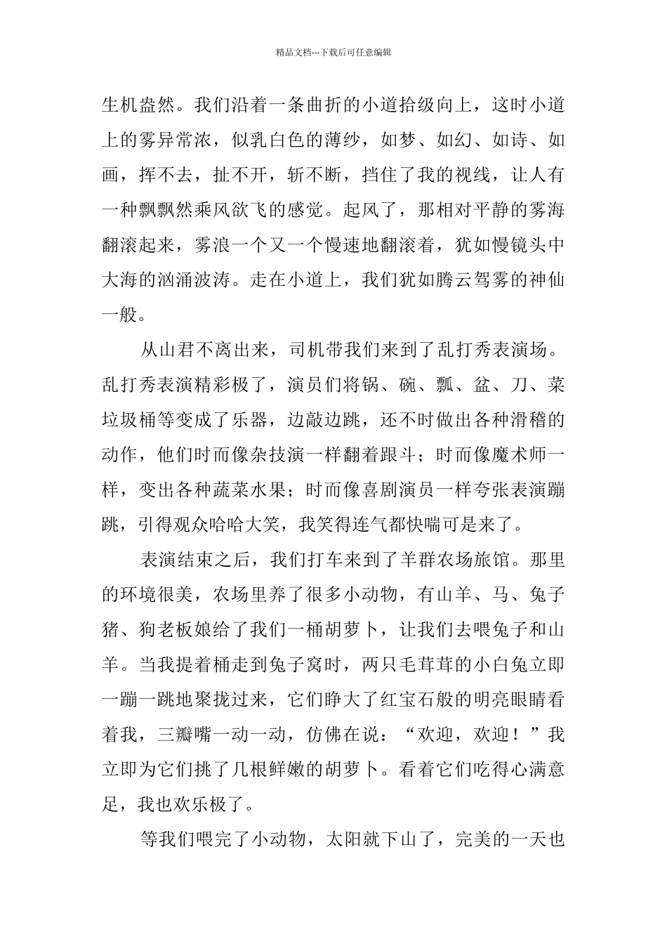 美好的一天作文_第3页