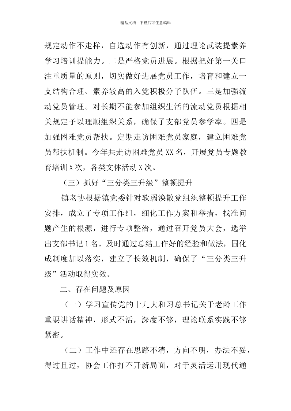 老协支部2024年党建工作述职报告_第2页