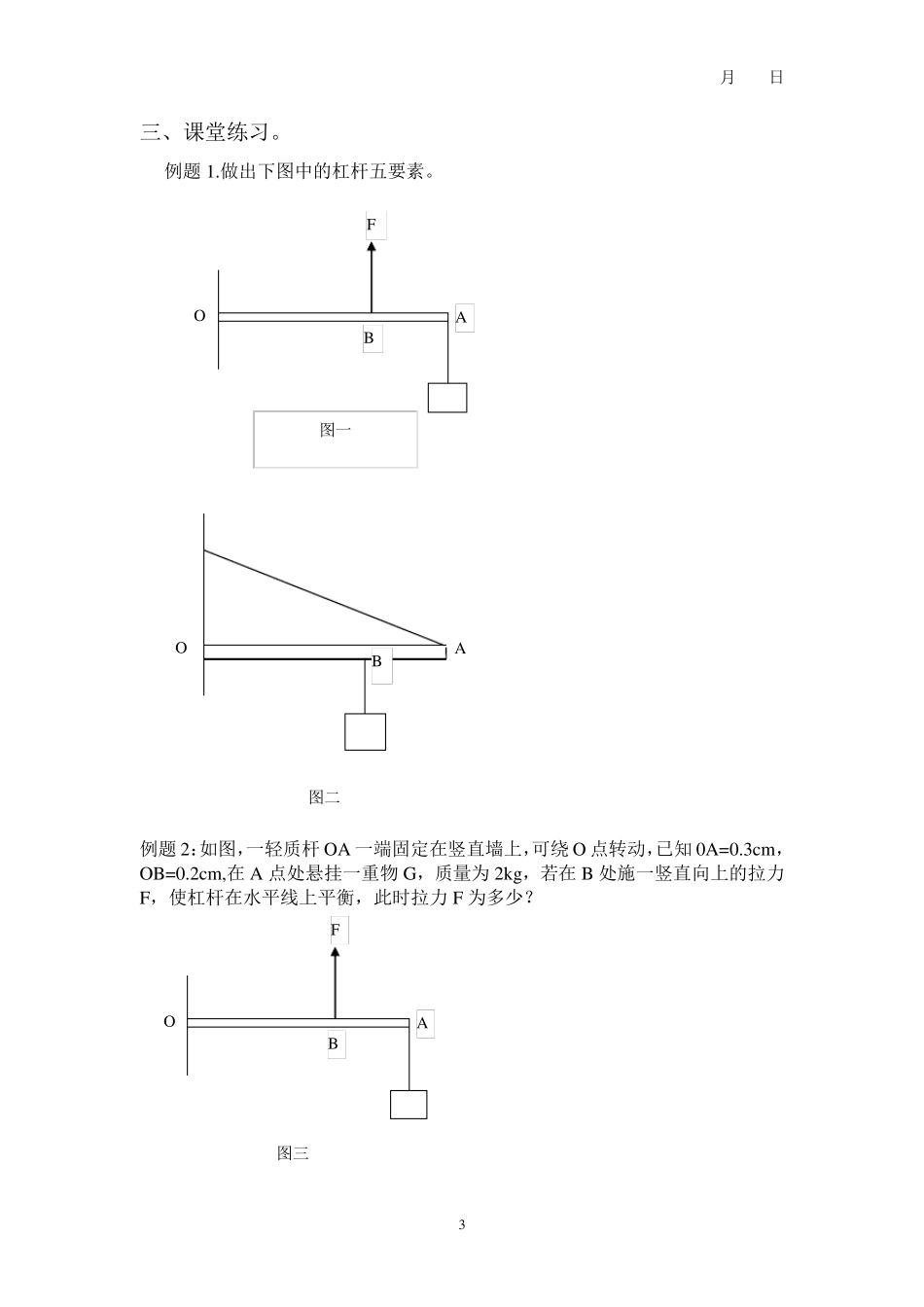 杠杆原理的教案_第3页
