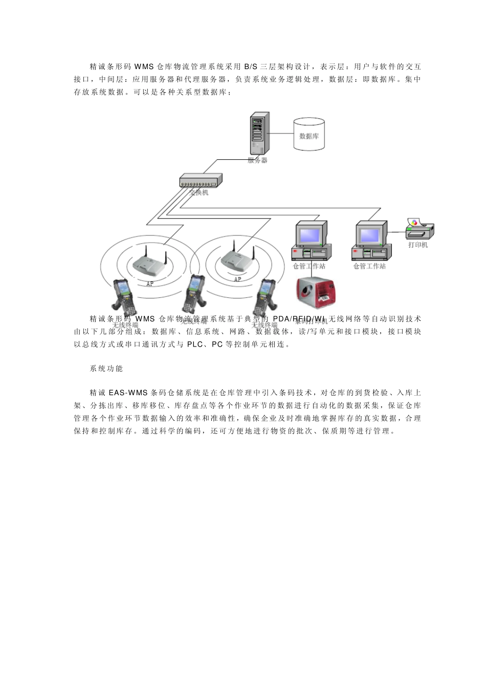 条形码WMS仓库物流管理系统解决方案_第2页