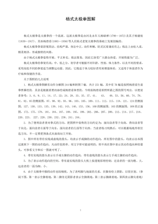 杨式太极拳图解