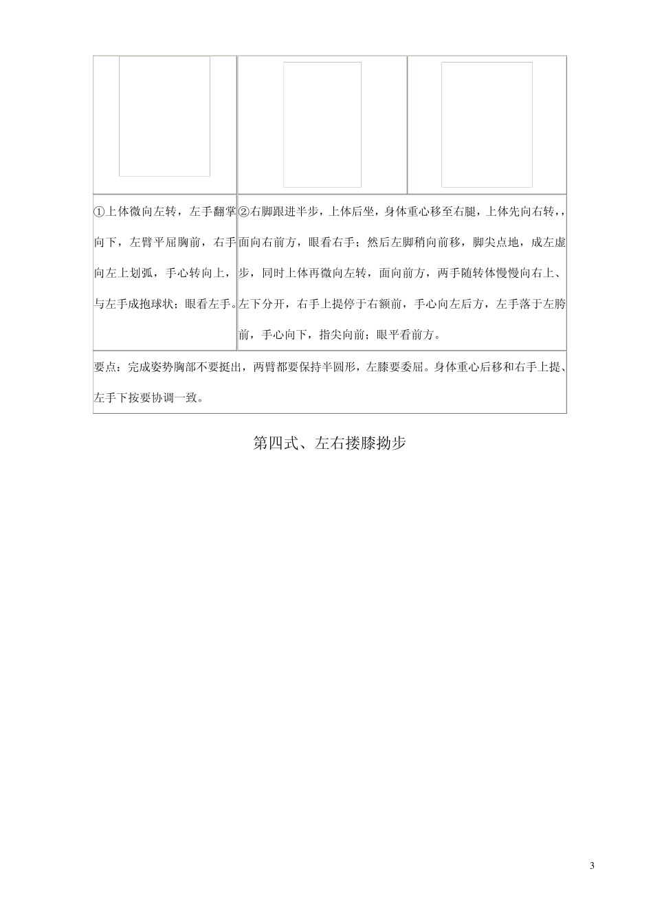 杨氏太极拳24式图谱_第3页