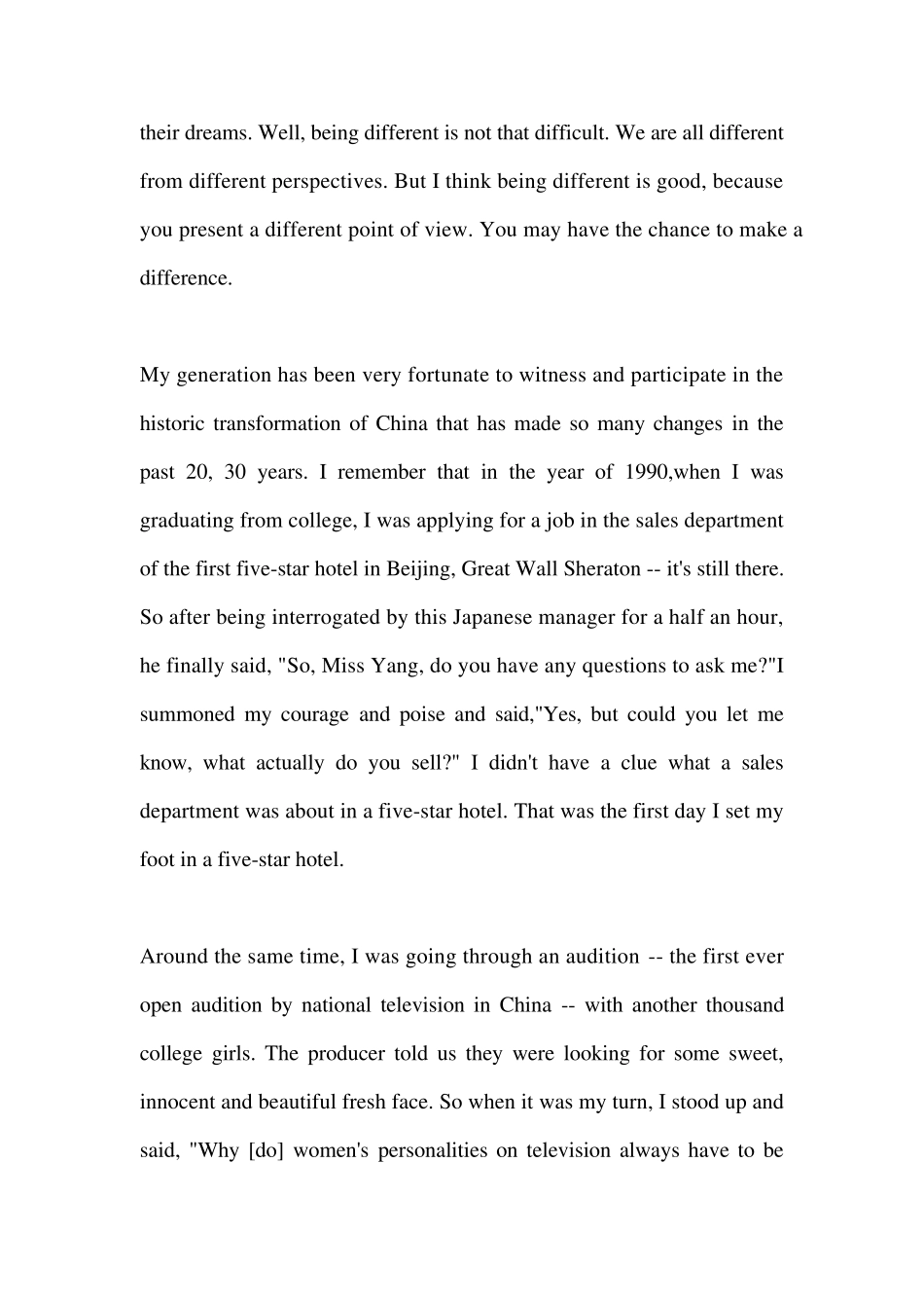 杨澜改变中国一代,中英对照_第2页