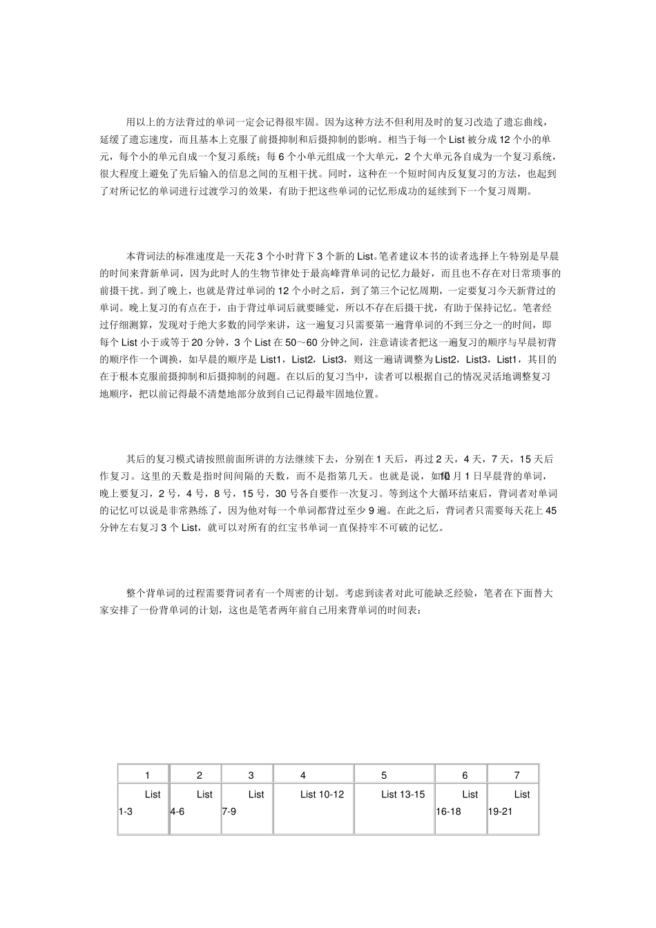 杨鹏17天搞定GRE单词(时间表+方法)_第2页