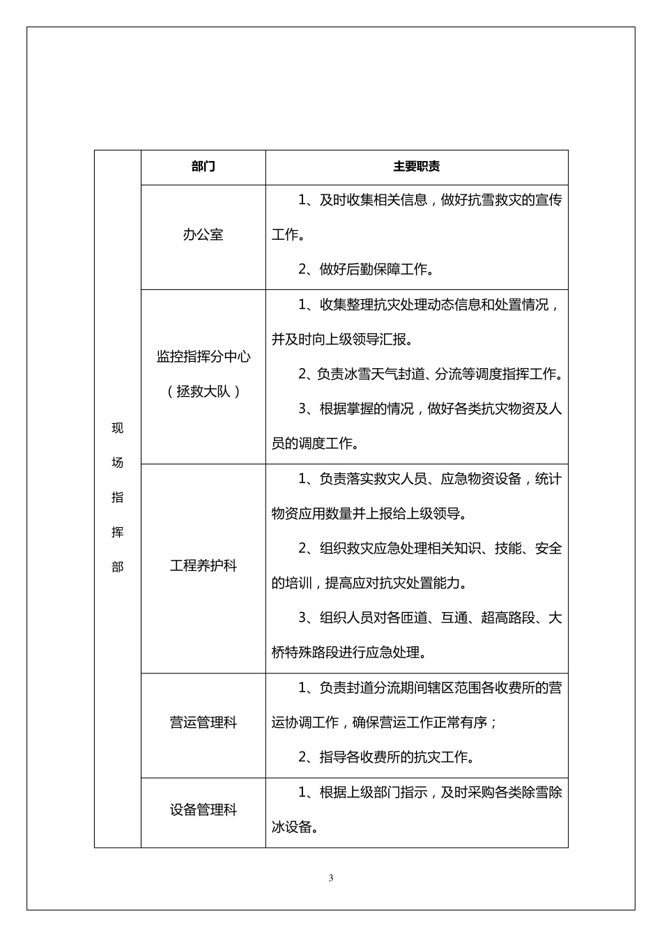 杭金衢高速公路冰雪灾害应急处置桌面推演剧本12.11_第3页