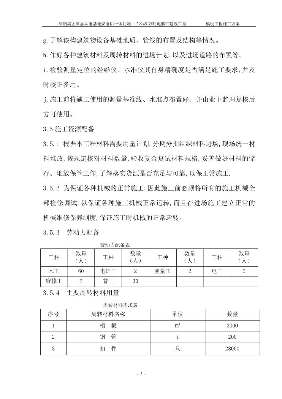 杯口基础模板程施工方案_第3页